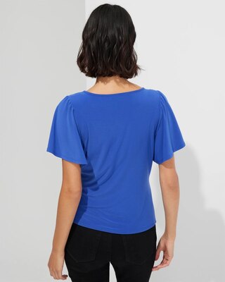 Outlet WHBM Ruched Tee