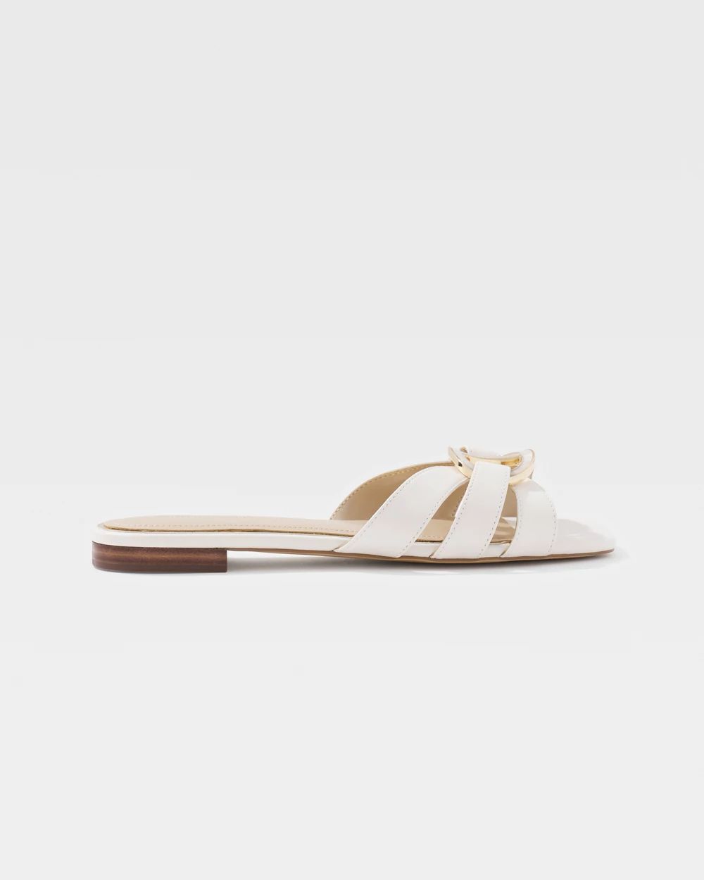 Linen Flat Sandal