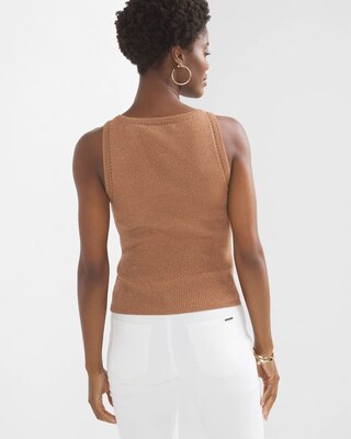 Shimmery Crochet Tank
