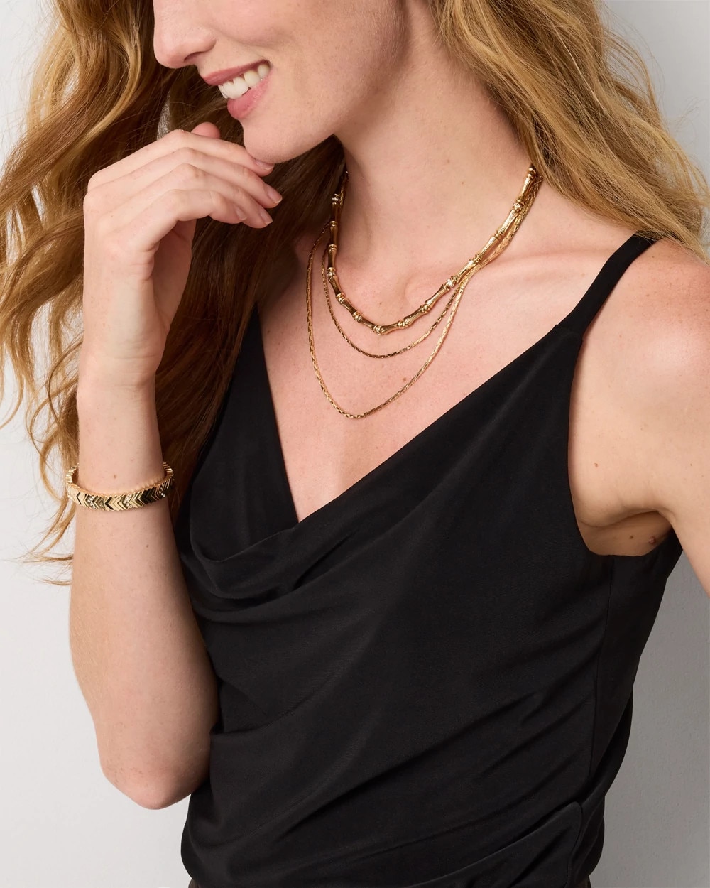 Petite Drape Neck Tank