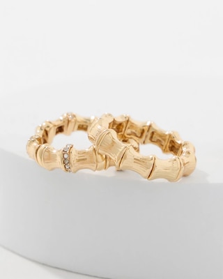 Set of Three Stretch Rings click to view larger image.