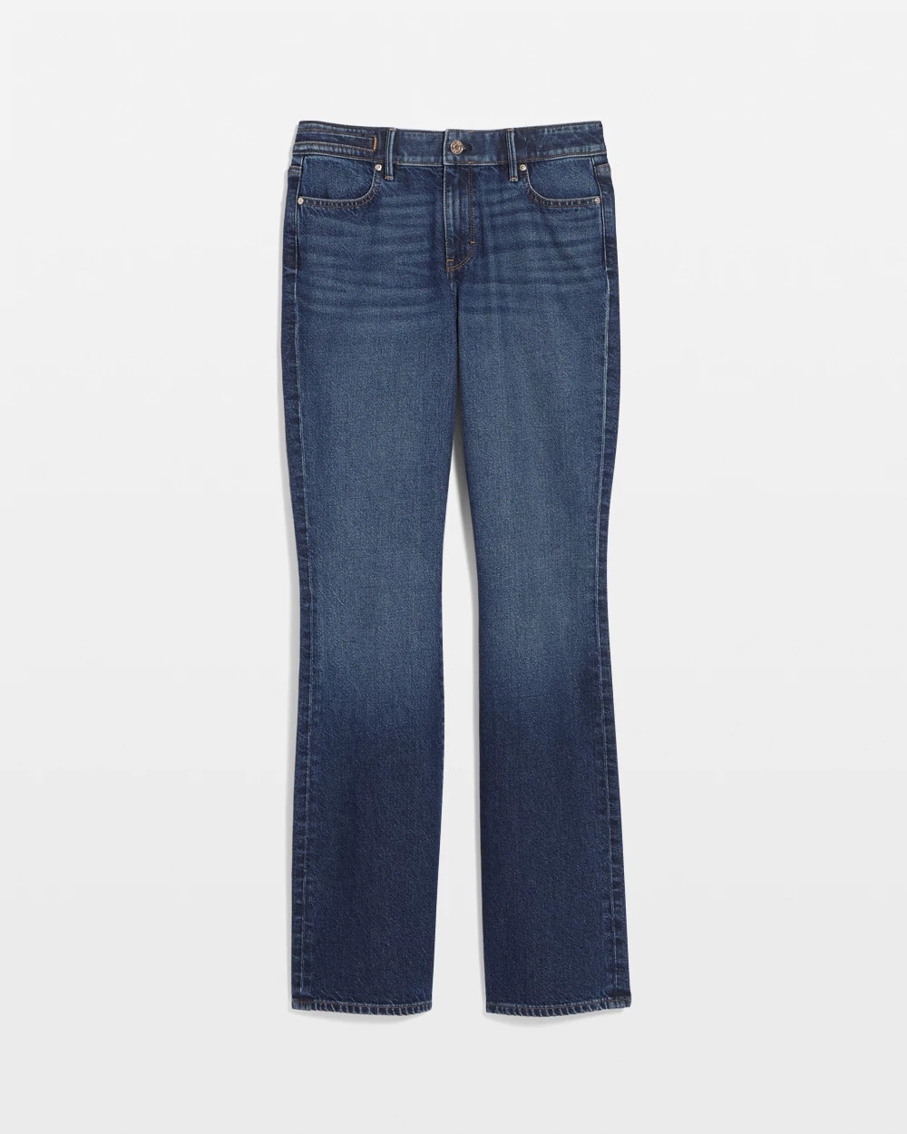 Rigid Stretch Mid Rise Bootcut Jean
