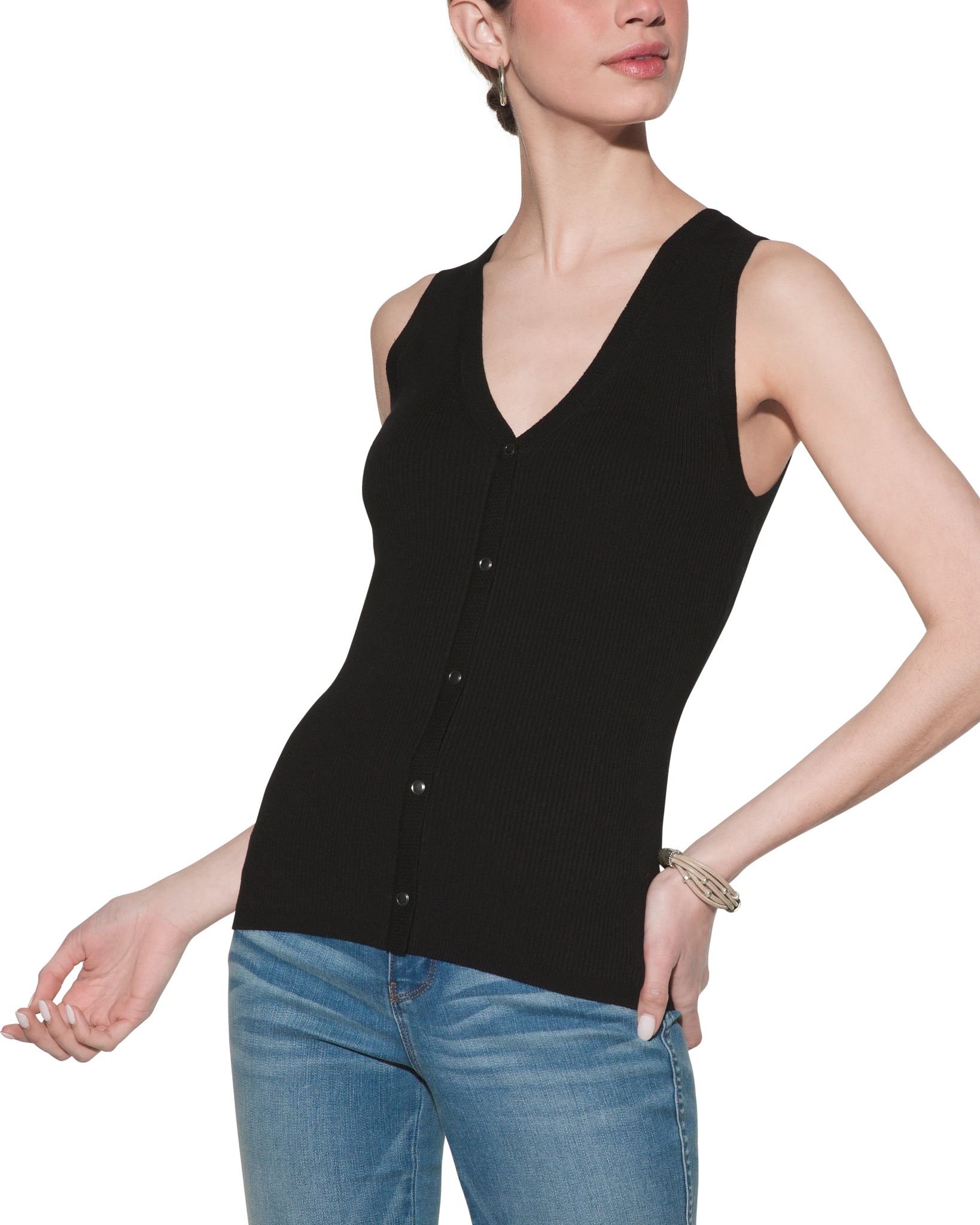 Outlet WHBM Button-Front Tank