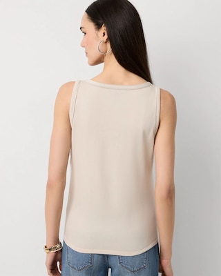 Satin Front Shell Tank click to view larger image.