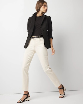 High-Rise Straight Ankle Jean click to view larger image.
