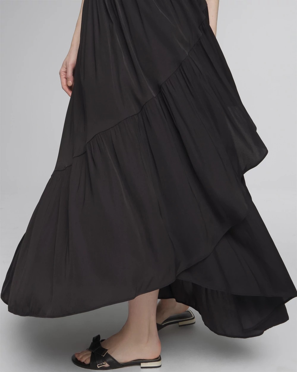 Ruffle Midi Skirt