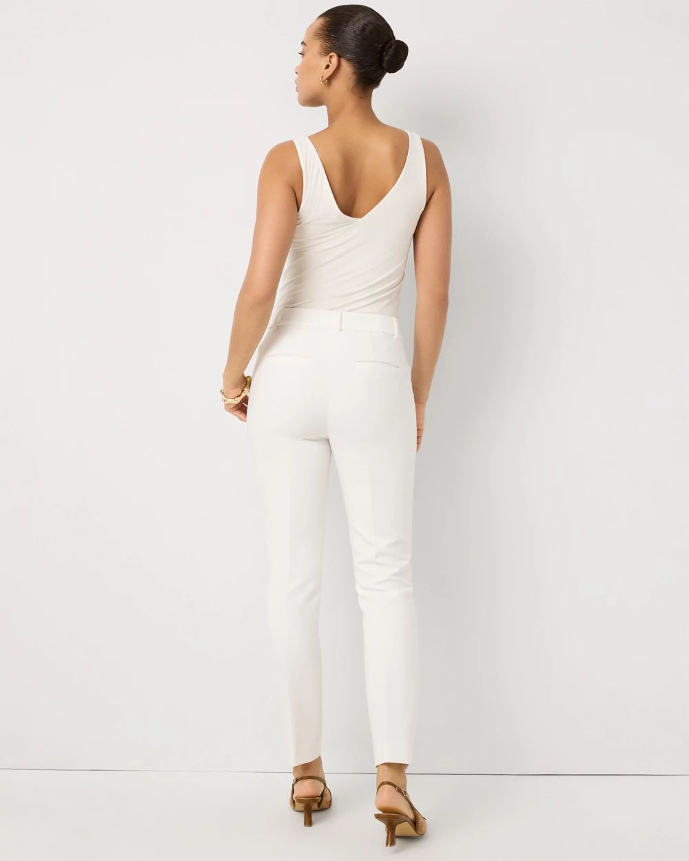 High-Rise Elle Slim Ankle Pant click to view larger image.
