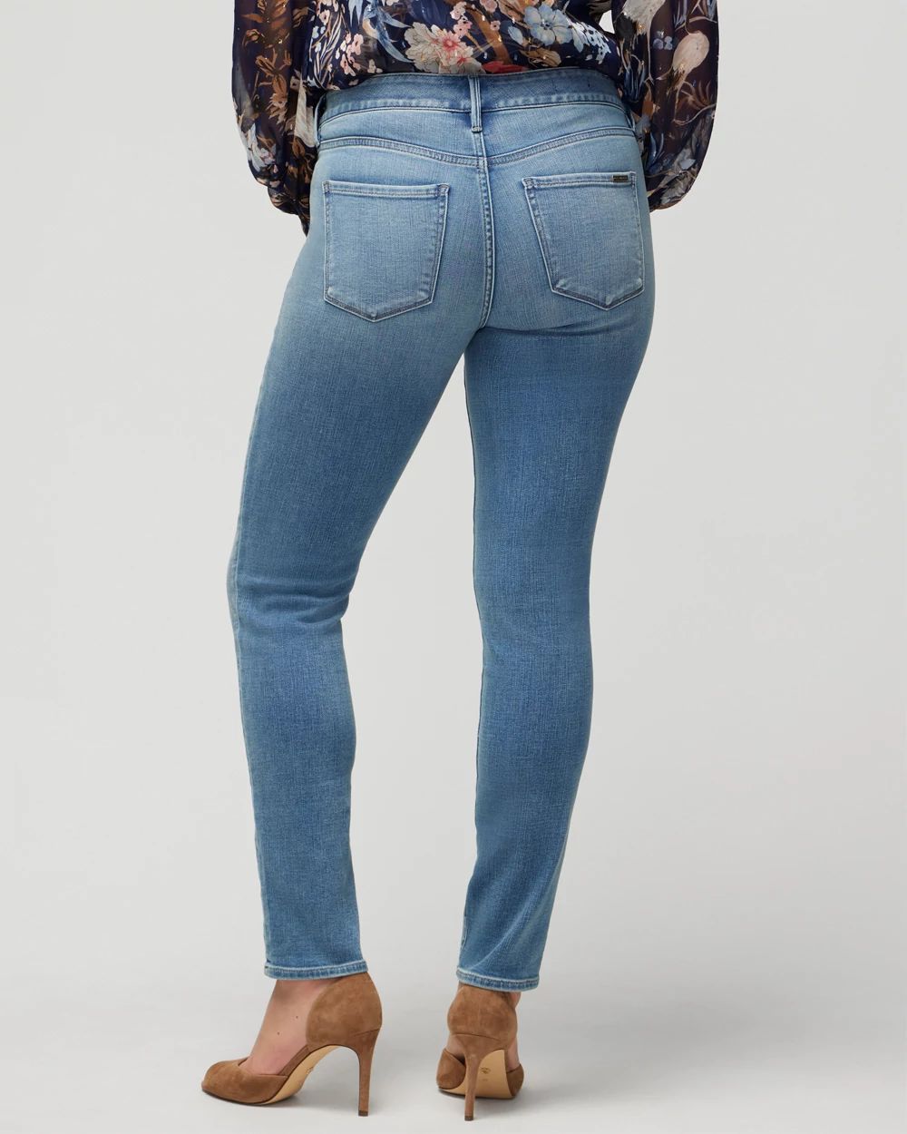 Curvy Mid-Rise Slim Jeans