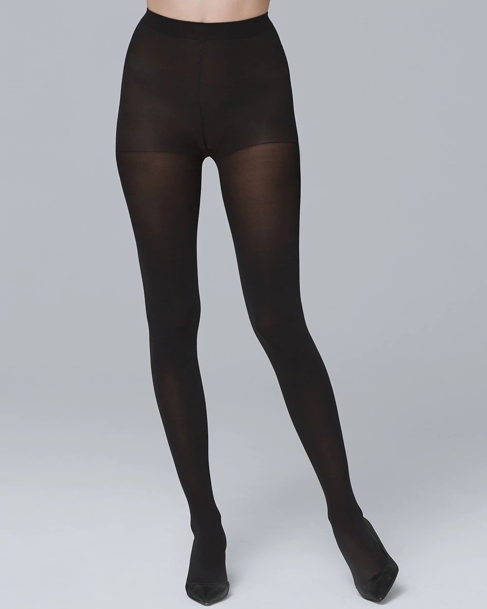 Control Top Opaque Tights White House Black Market