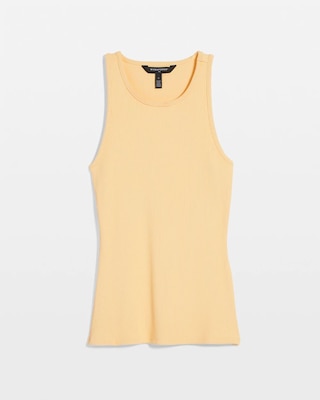 WHBM FORME™ Ribbed Stretch Tank click to view larger image.