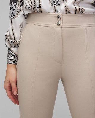 WHBM® Jolie Button Straight Pant click to view larger image.