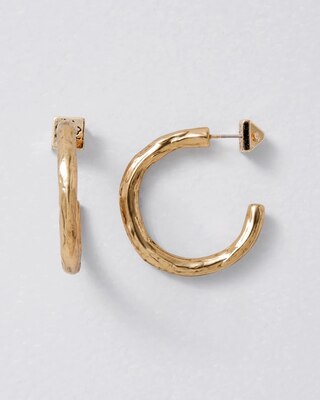 Small Goldtone Hoop Earrings