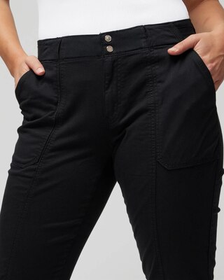 Mid-Rise Pret-A-Pedi Straight Crop Pants click to view larger image.