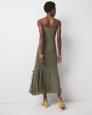 Ruffle Slip Maxi Dress click to view larger image.