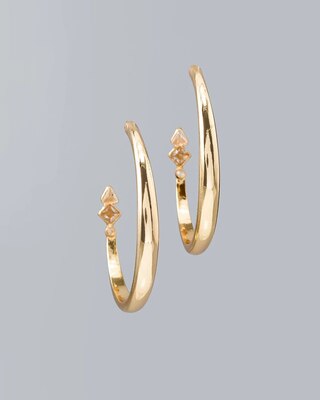 Station Hoop Earrings