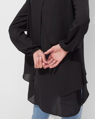 Outlet WHBM Tiered Hem Tunic