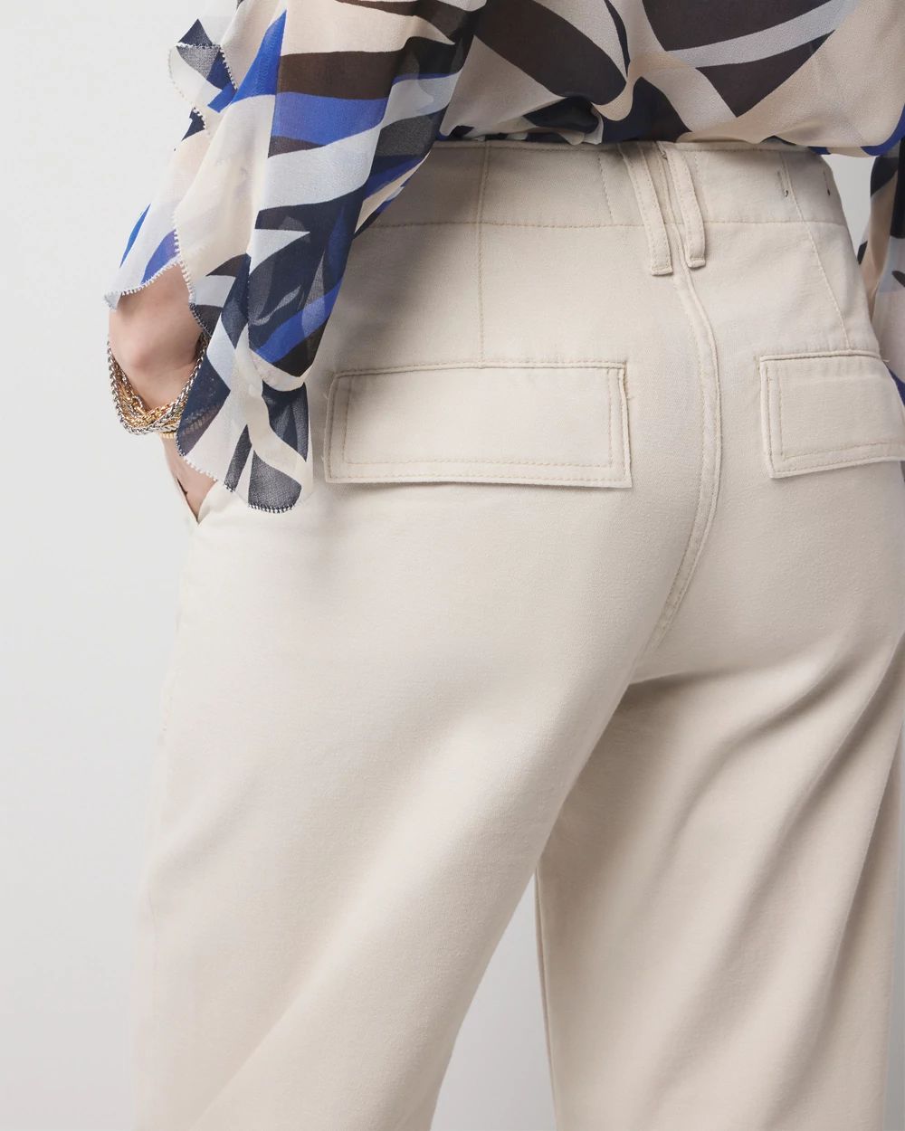 Petite High-Rise Pret Relaxed Utility Ankle Pant click to view larger image.