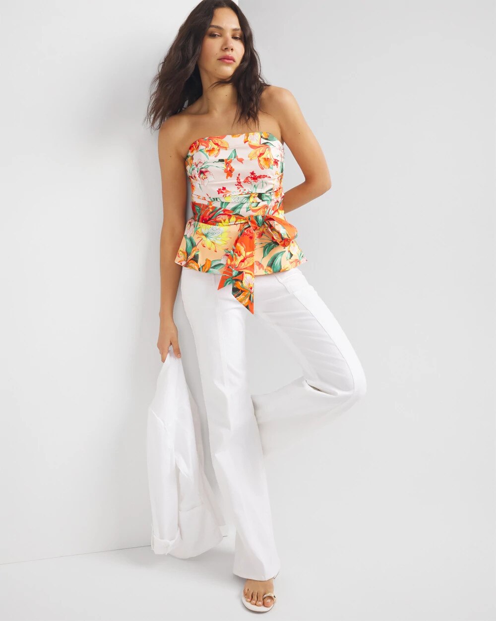 white house black market bustier top