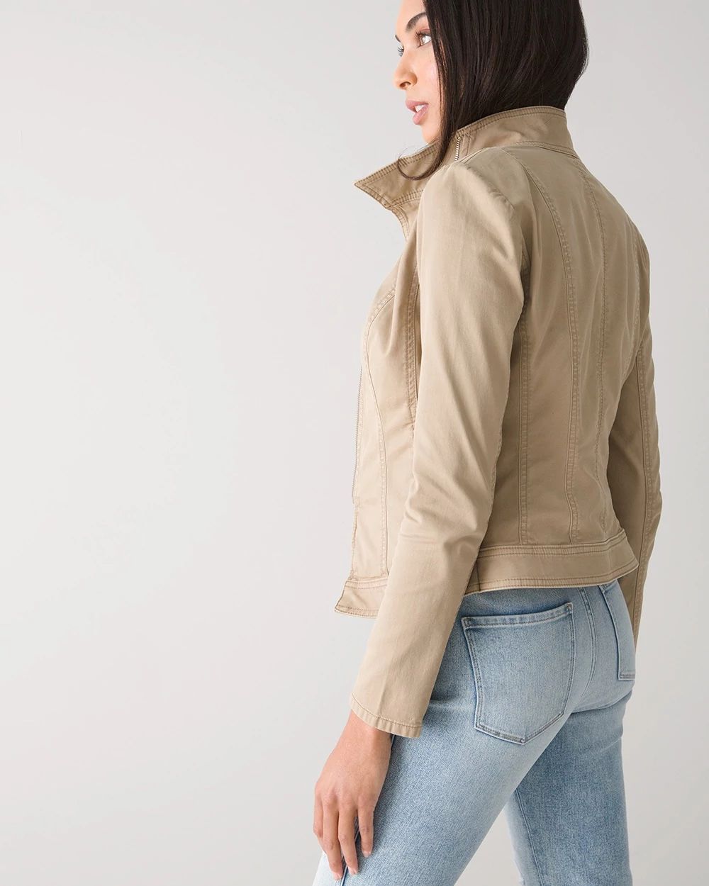 Ruffle Front Jacket