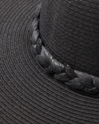 Braided Raffia Floppy Hat click to view larger image.