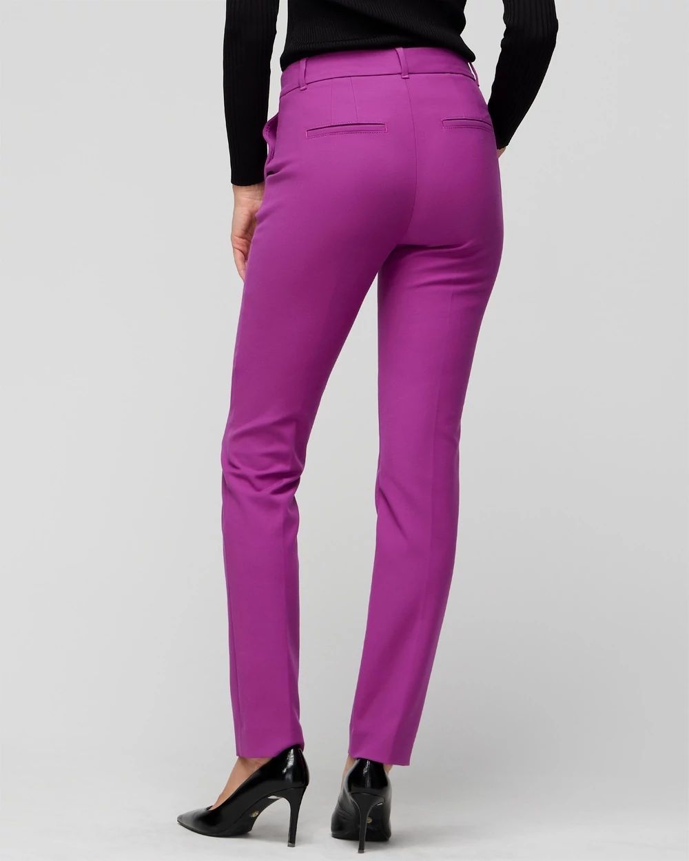 Slim Ankle Comfort Stretch Pants click to view larger image.