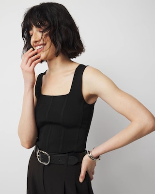 WHBM FORME™ Sculpt Stretch Sweater Corset