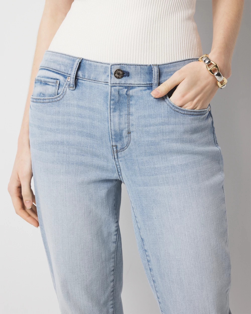 Mid-Rise Girlfriend Jean