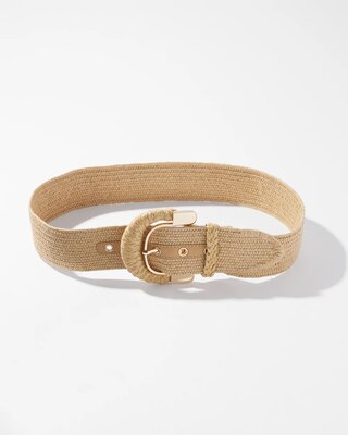 Raffia Waist Belt