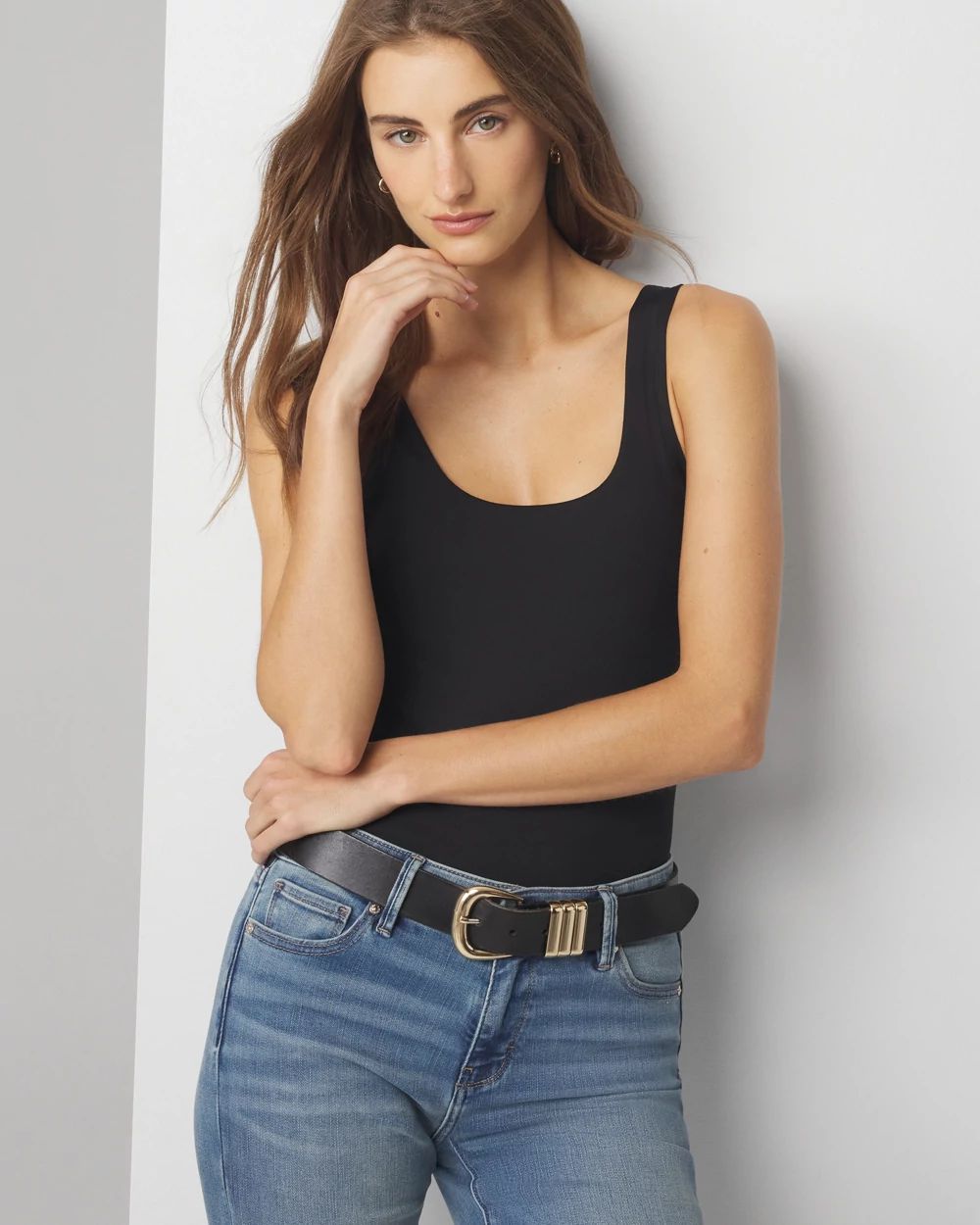 WHBMFORME™ All Ways Stretch Dual Neck Bodysuit