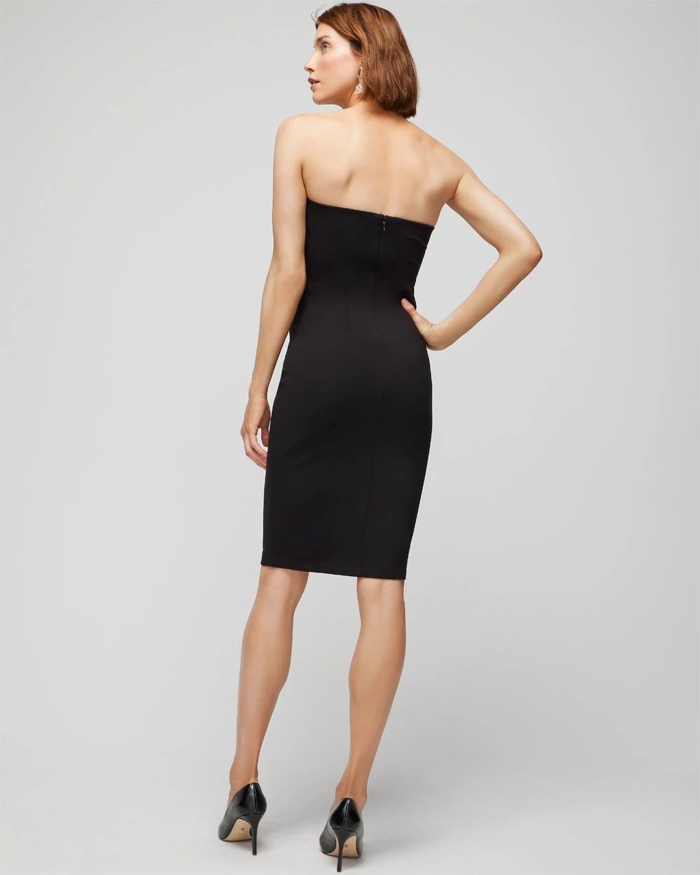 WHBM® AURA Strapless Sculpting Sheath Dress