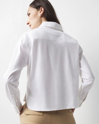 Pocket Poplin Shirt click to view larger image.