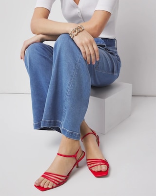 Strappy Kitten Heel Sandal