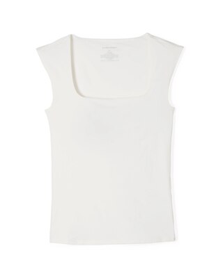 WHBM® FORME Square-Neck Top click to view larger image.