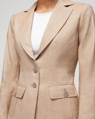 WHBM® Linen Signature Blazer click to view larger image.