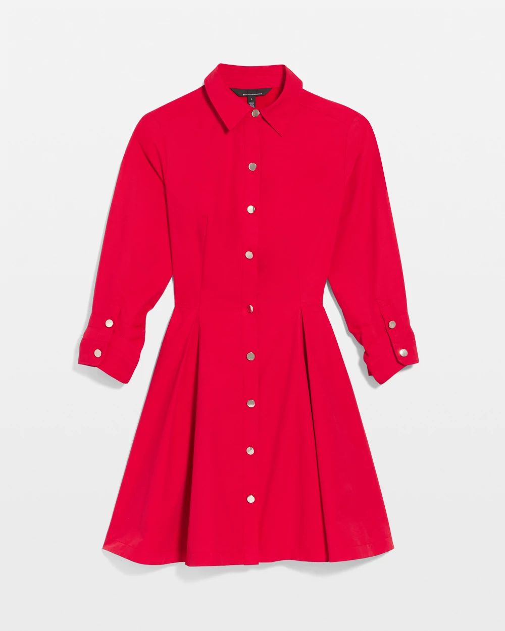 Twill Shirt Dress click to view larger image.