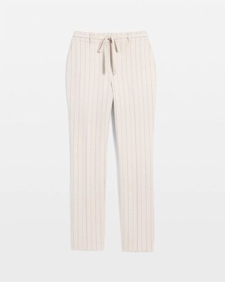 Pinstripe Elle Slim Ankle Pant click to view larger image.