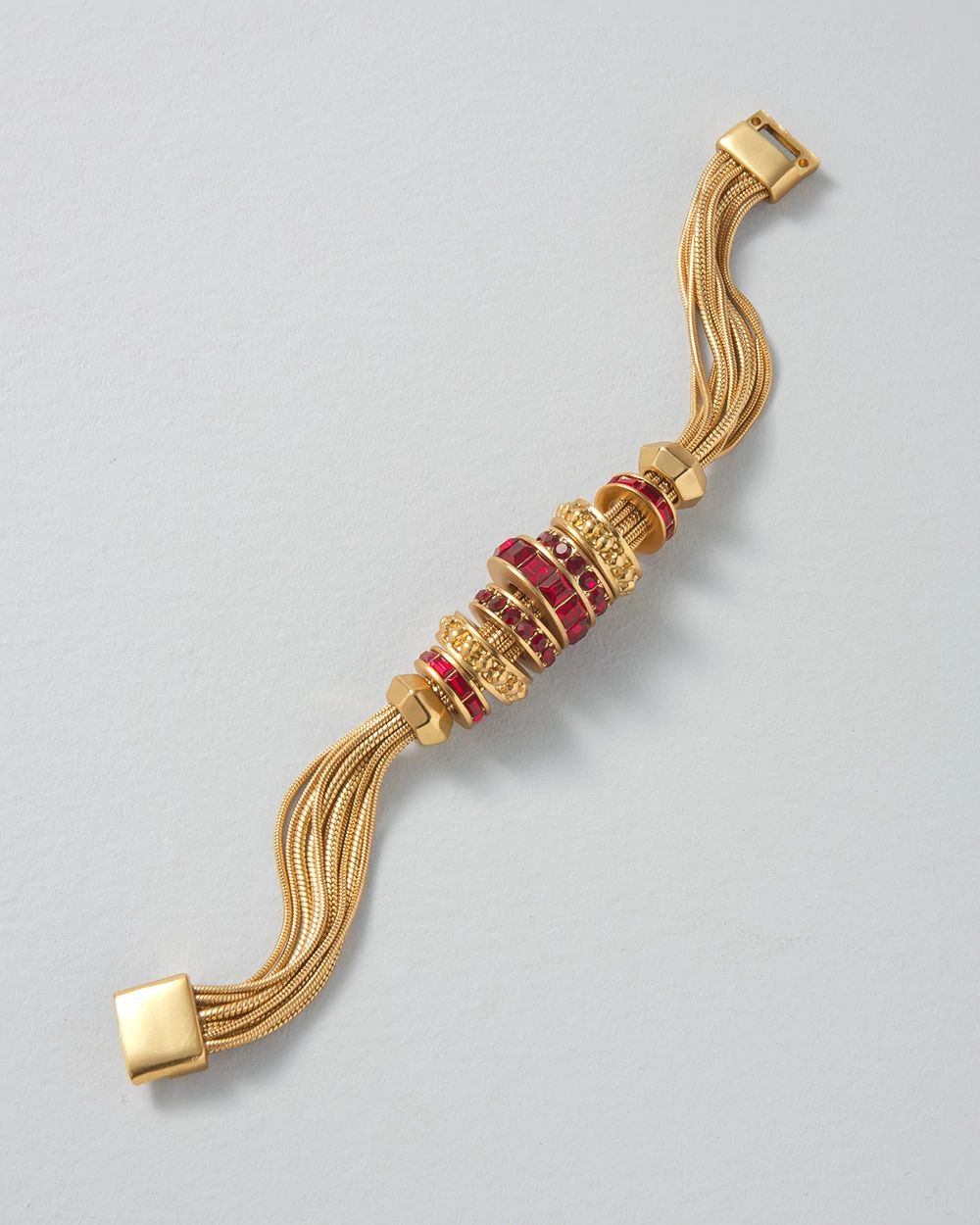 Red Rings Magnetic Bracelet