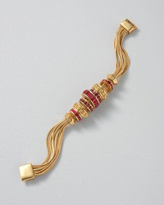Red Rings Magnetic Bracelet