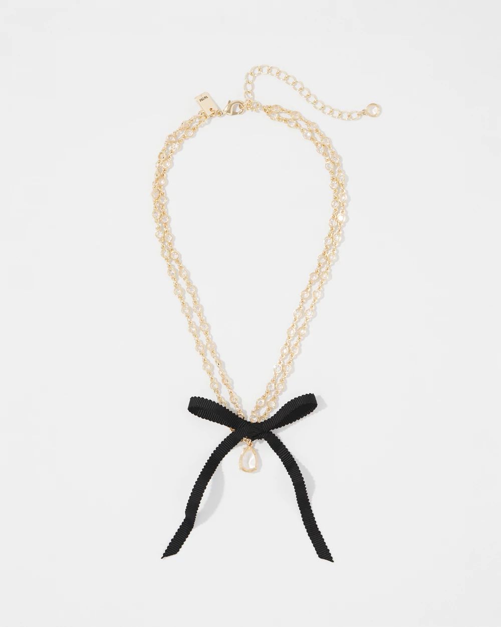 Bow Multistrand Necklace