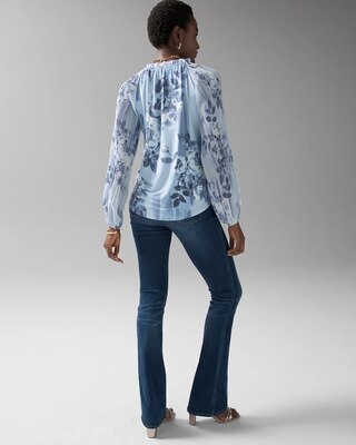 Long-Sleeve Matte Jersey Top