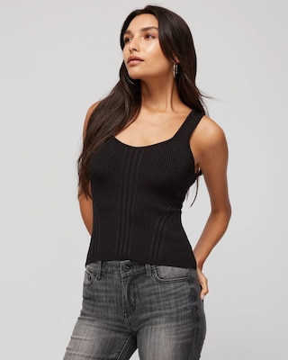 Ribbed Sweater Tank