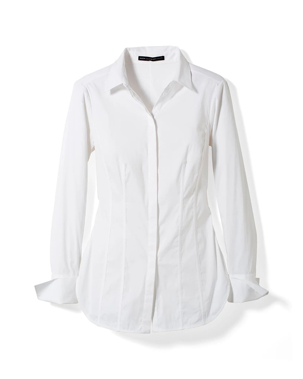 Long-Sleeve Poplin Tunic