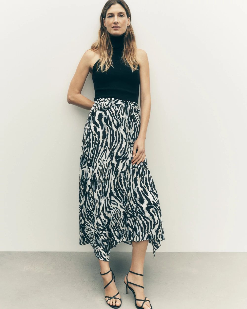 Leopard Midi Skirt