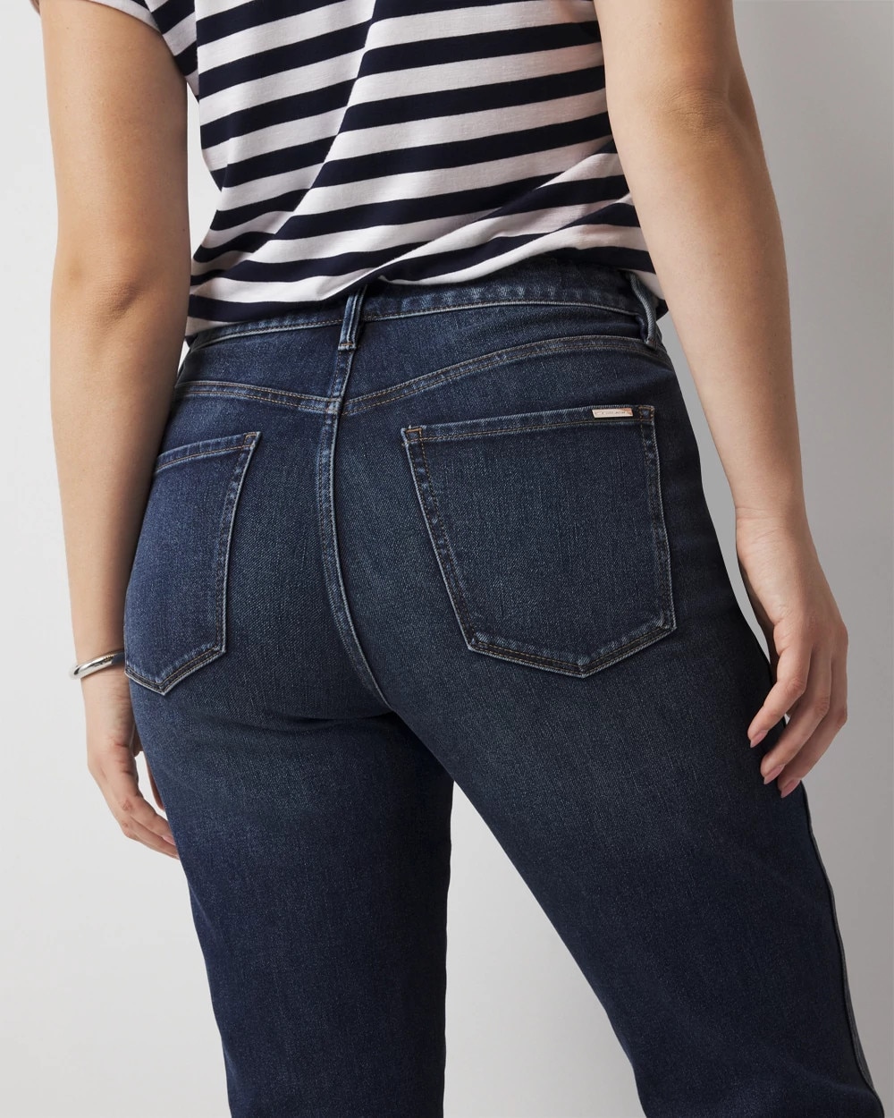 Curvy High-Rise Straight Jeans