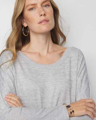 Long Sleeve Ribbed Tunic click to view larger image.
