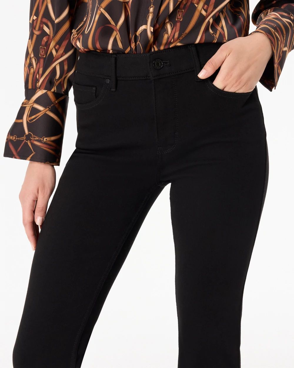 Petite High-Rise Flare Jean click to view larger image.