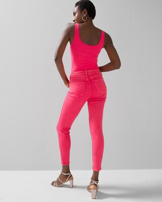 Mid-Rise Skinny Ankle Jeans