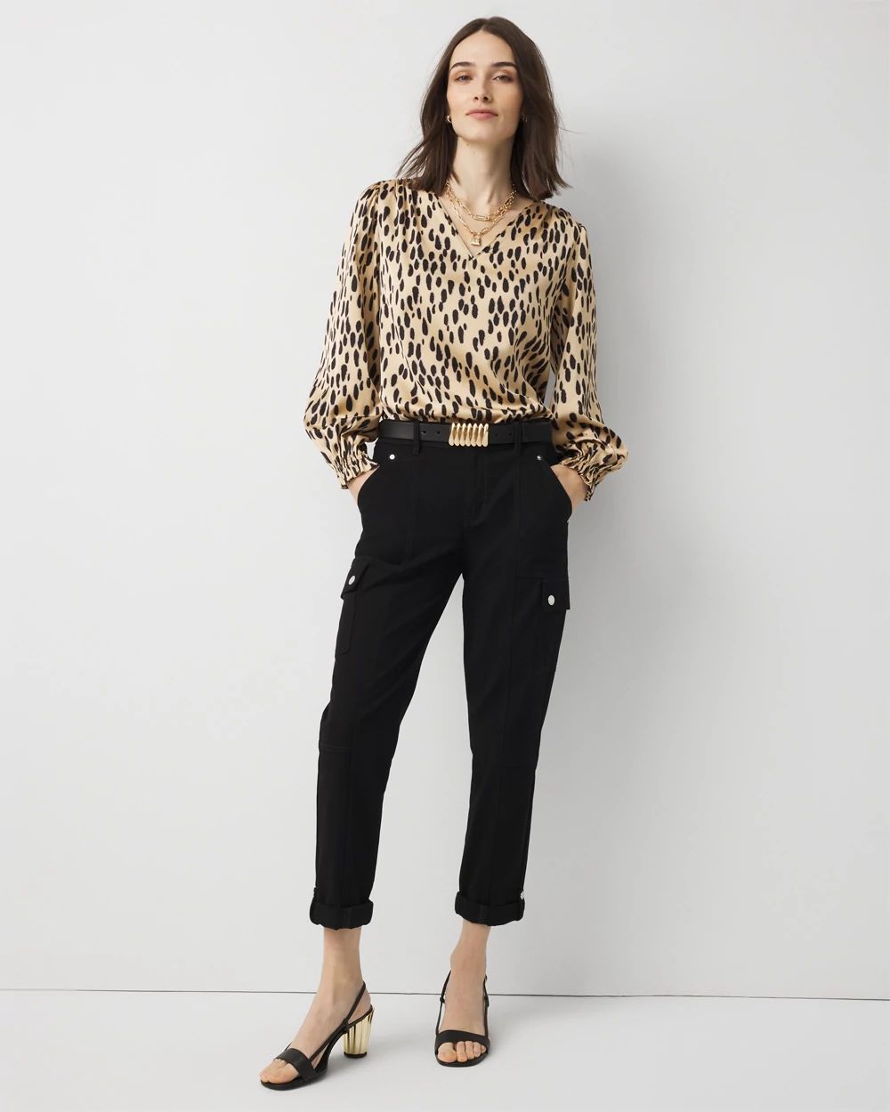Petite Pret Tapered Crop Pant