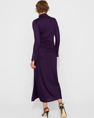 Petite Ribbed Long Sleeve Maxi Dress click to view larger image.