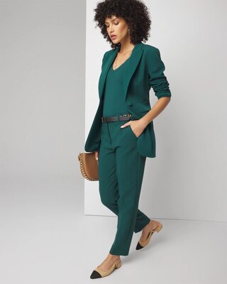 Waist Seam Fluid Blazer click to view larger image.